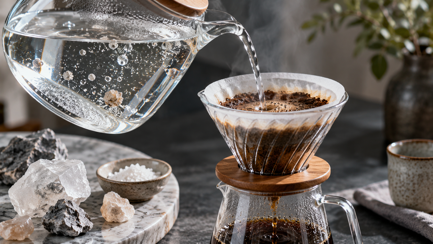 Welche Wasserhärte und Mineralien sind ideal für Kaffee?