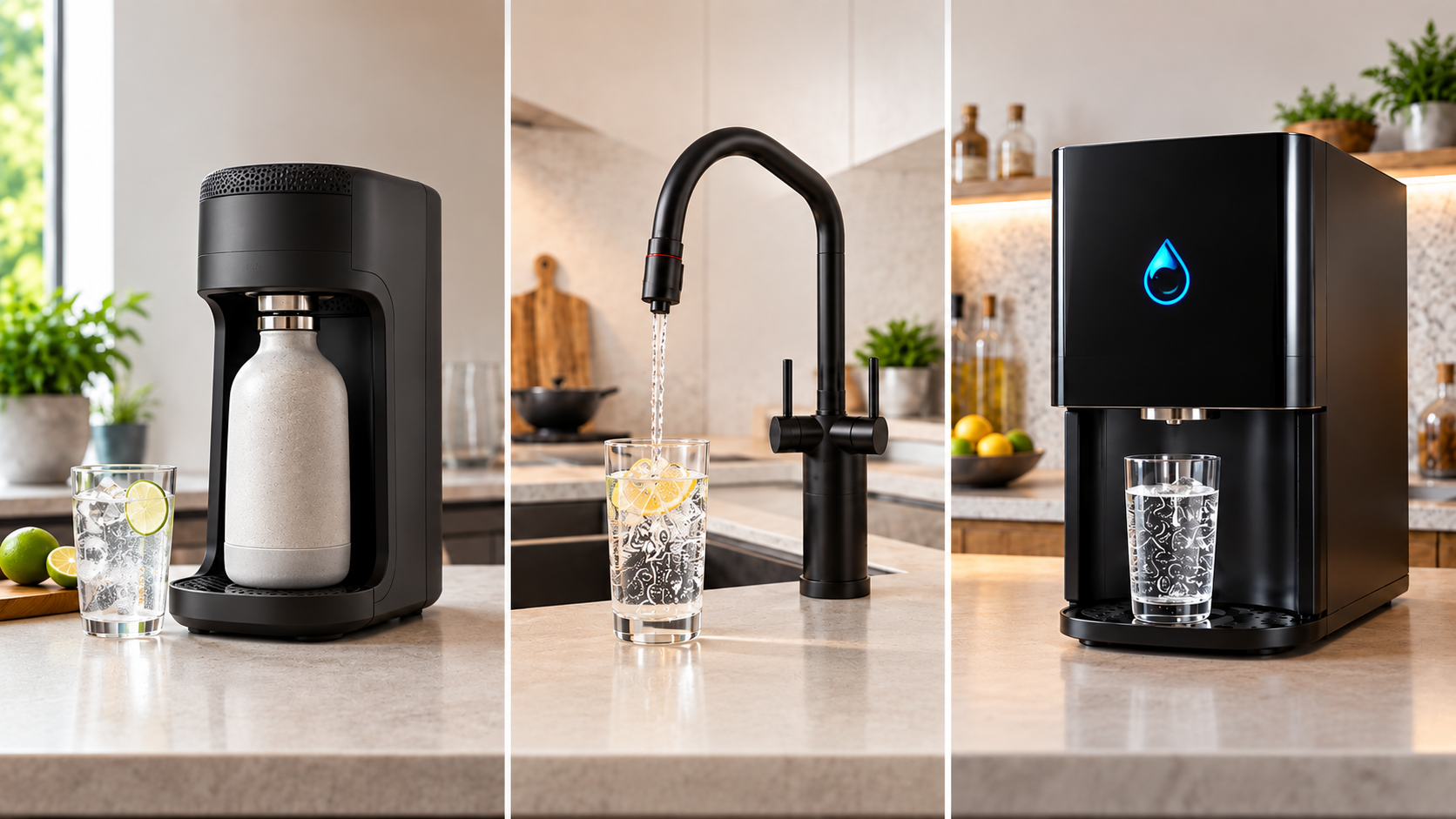 Wassersprudler, Osmoseanlage mit Sprudelfunktion oder Sprudelwasserhahn?