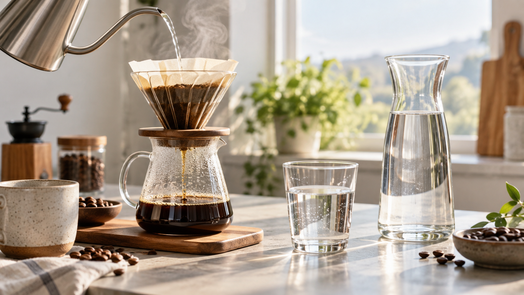 Welches Wasser ist ideal für Kaffee?